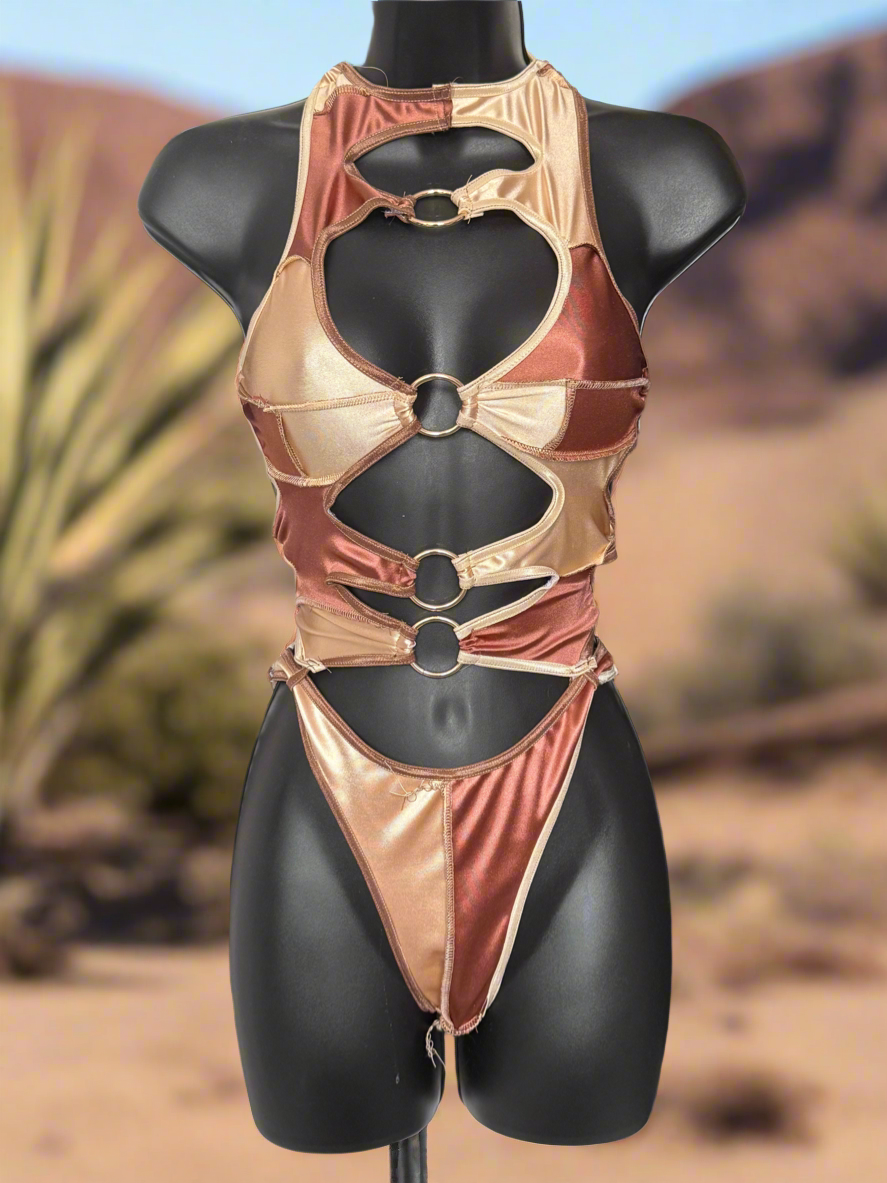 RTS Choppy Riddim Bodysuit in Desert Storm (Size 4/6 | S)